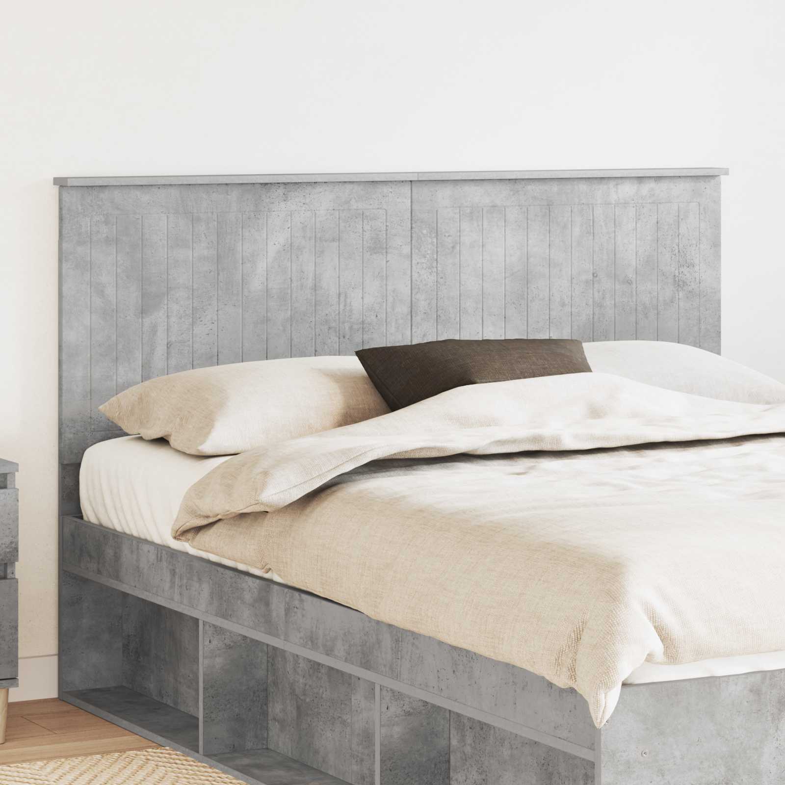 Kopfteil Beton Grau 150 cm