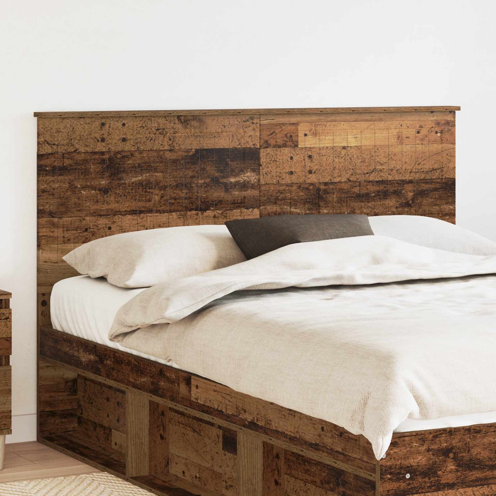 vidaXL Tête de lit en bois de récupération 150 cm Bois d'ingénierie