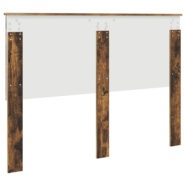 vidaXL Tête de lit Chêne fumé 140 cm Bois d'ingénierie