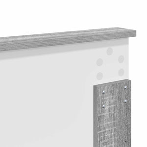 Graues Sonoma Kopfteil 140 cm