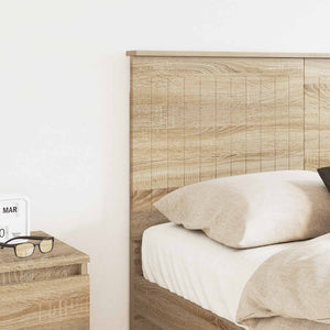 vidaXL Tête de lit avec tête de lit chêne Sonoma 135 cm Bois d'ingénierie