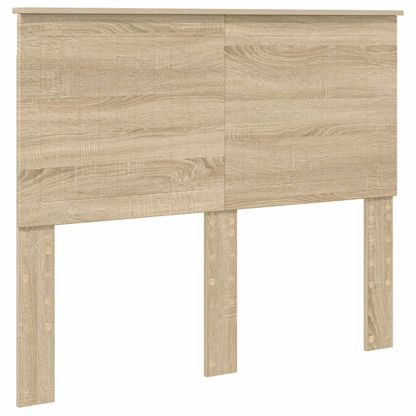 vidaXL Tête de lit avec tête de lit chêne Sonoma 135 cm Bois d'ingénierie