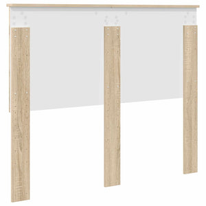vidaXL Tête de lit avec tête de lit chêne Sonoma 135 cm Bois d'ingénierie