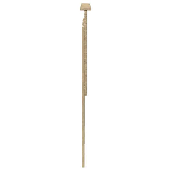 vidaXL Tête de lit avec tête de lit chêne Sonoma 135 cm Bois d'ingénierie