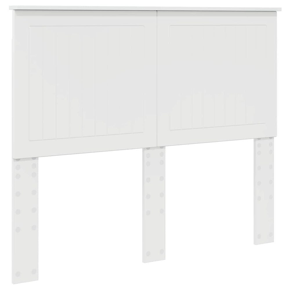 Glänzend Weißes Kopfteil 135 cm