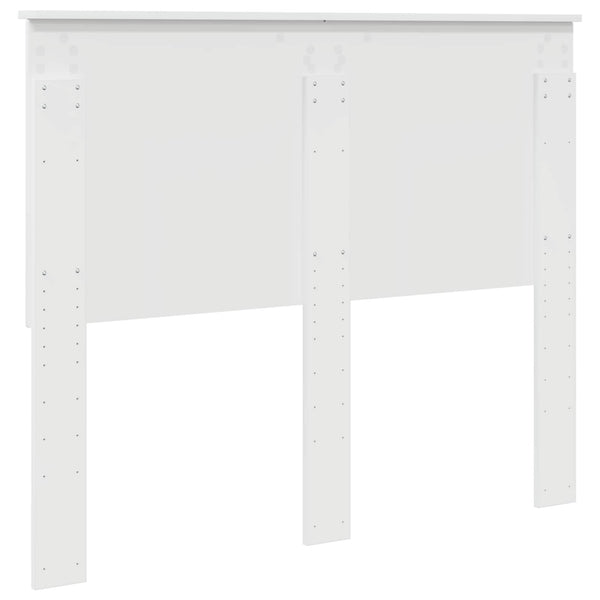 Glänzend Weißes Kopfteil 135 cm