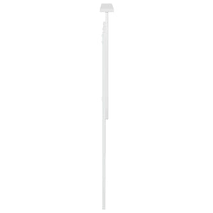 Glänzend Weißes Kopfteil 135 cm