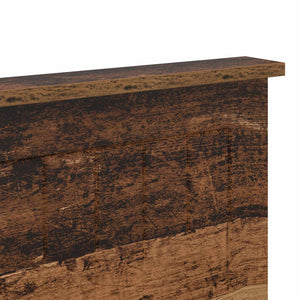 vidaXL Tête de lit avec tête de lit en bois de récupération 135 cm en bois d'ingénierie