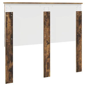 vidaXL Tête de lit Chêne fumé 120 cm Bois d'ingénierie