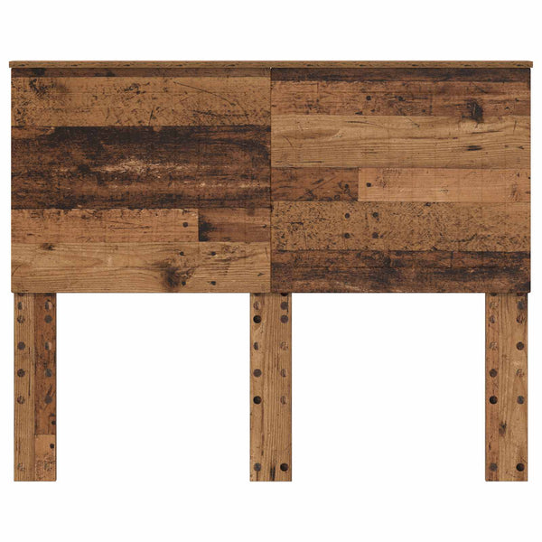 vidaXL Tête de lit avec tête de lit en bois de récupération 120 cm en bois d'ingénierie