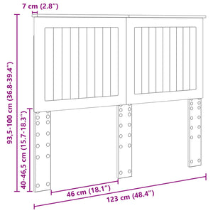 Kopfteil Artisan Eiche 120 cm