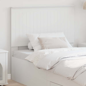 vidaXL Tête de lit avec lattes Blanc 100 cm Bois d'ingénierie