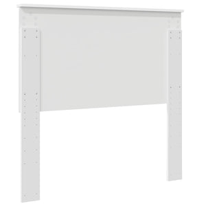 vidaXL Tête de lit avec lattes Blanc 100 cm Bois d'ingénierie