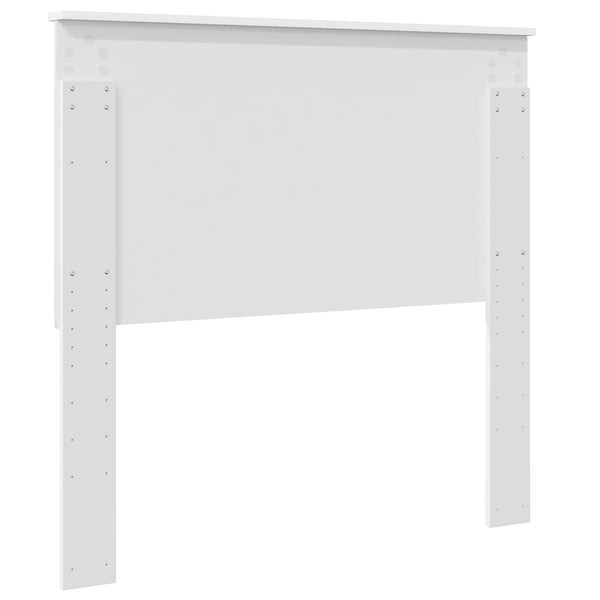 vidaXL Tête de lit avec lattes Blanc 100 cm Bois d'ingénierie