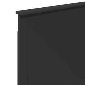 vidaXL Tête de lit avec panneau chêne noir 100 cm Bois d'ingénierie
