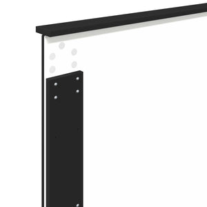 vidaXL Tête de lit avec panneau chêne noir 100 cm Bois d'ingénierie