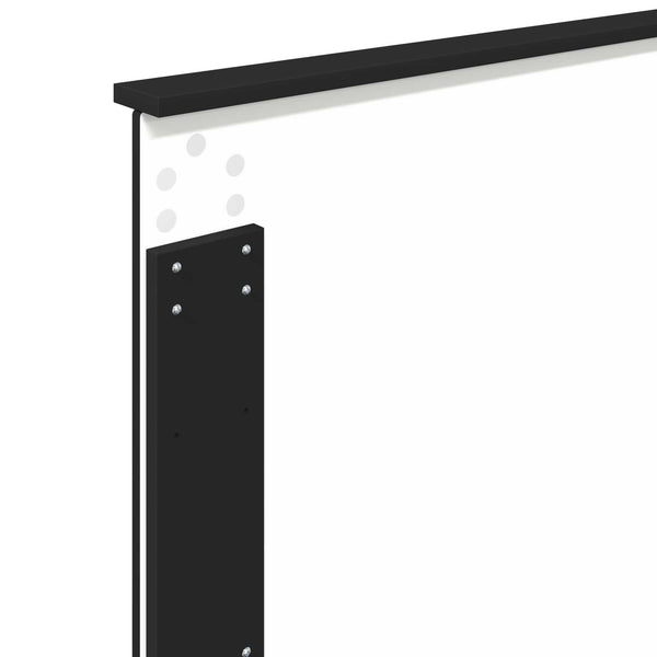 vidaXL Tête de lit avec panneau chêne noir 100 cm Bois d'ingénierie