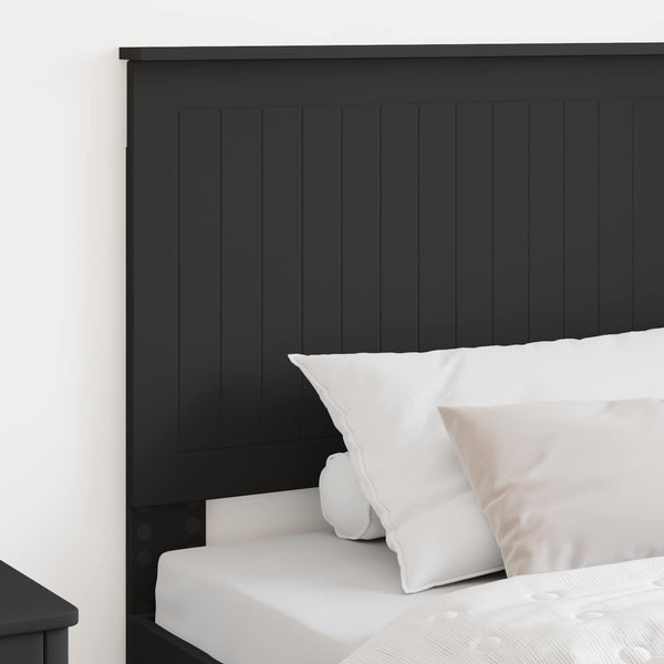 vidaXL Tête de lit avec panneau chêne noir 100 cm Bois d'ingénierie
