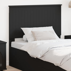 vidaXL Tête de lit avec panneau chêne noir 100 cm Bois d'ingénierie