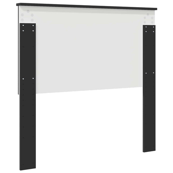 vidaXL Tête de lit avec panneau chêne noir 100 cm Bois d'ingénierie