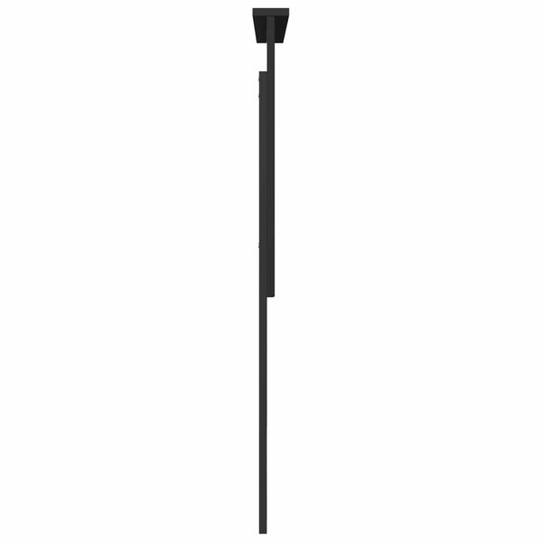 vidaXL Tête de lit avec panneau chêne noir 100 cm Bois d'ingénierie