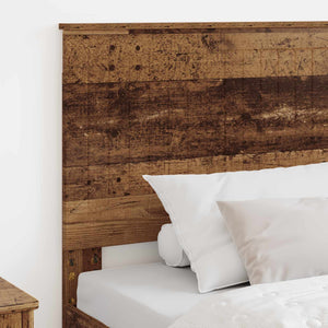 vidaXL Tête de lit avec tête de lit en bois de récupération 100 cm Bois d'ingénierie