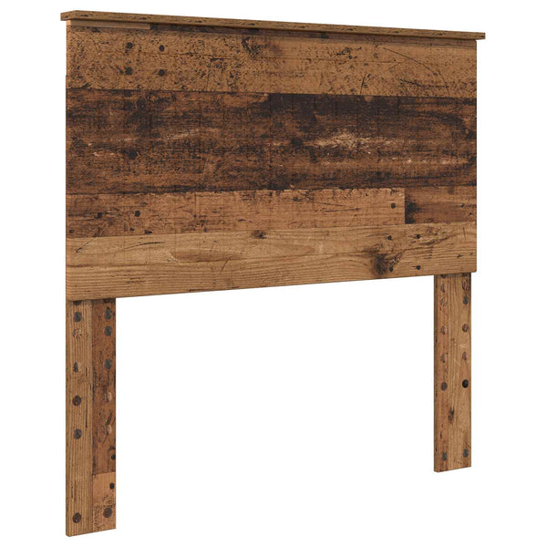 vidaXL Tête de lit avec tête de lit en bois de récupération 100 cm Bois d'ingénierie