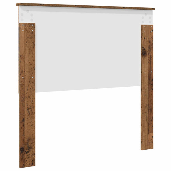 vidaXL Tête de lit avec tête de lit en bois de récupération 100 cm Bois d'ingénierie