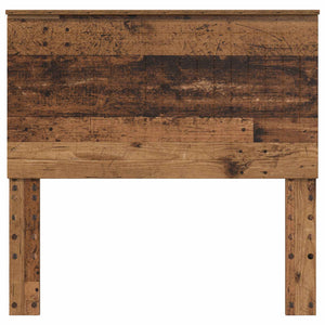 vidaXL Tête de lit avec tête de lit en bois de récupération 100 cm Bois d'ingénierie