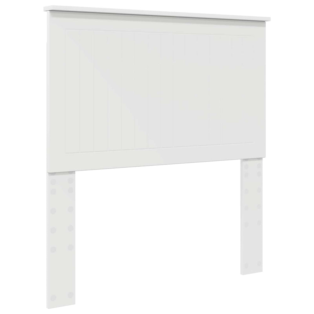 Weißes Kopfteil 90 cm