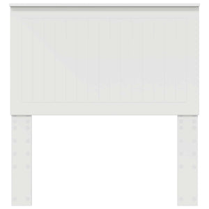 vidaXL Tête de lit avec tête de lit Blanc 90 cm Bois d'ingénierie