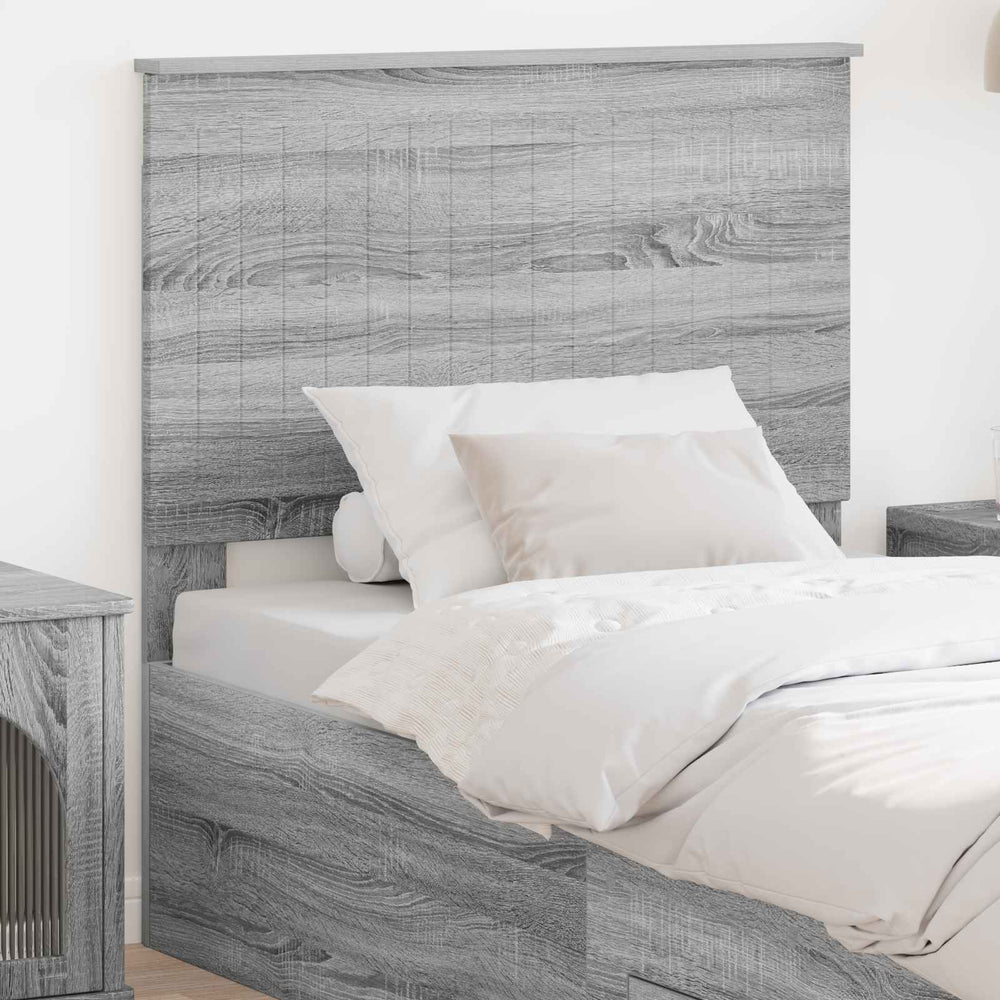 Graues Sonoma Kopfteil 90 cm