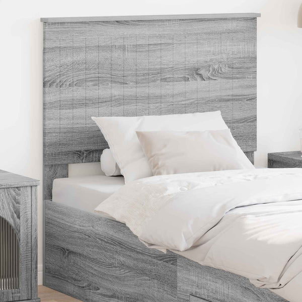 Graues Sonoma Kopfteil 90 cm