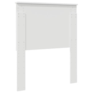 vidaXL Tête de lit avec lattes Blanc 80 cm Bois d'ingénierie