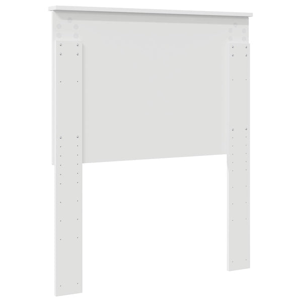 vidaXL Tête de lit avec lattes Blanc 80 cm Bois d'ingénierie