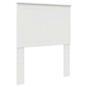Glänzend Weißes Kopfteil 80 cm