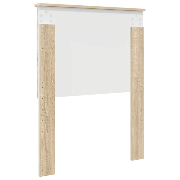 vidaXL Tête de lit avec tête de lit chêne sonoma 75 cm en bois d'ingénierie