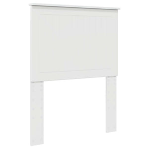 vidaXL Tête de lit avec panneau de lit Blanc brillant 75 cm Bois d'ingénierie