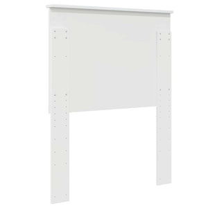 vidaXL Tête de lit avec panneau de lit Blanc brillant 75 cm Bois d'ingénierie