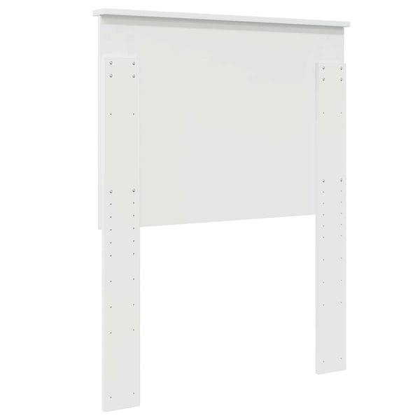 vidaXL Tête de lit avec panneau de lit Blanc brillant 75 cm Bois d'ingénierie