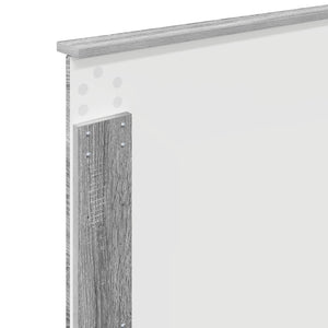 Graues Sonoma Kopfteil 75 cm