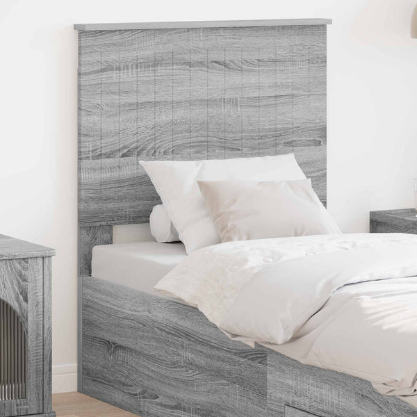Graues Sonoma Kopfteil 75 cm