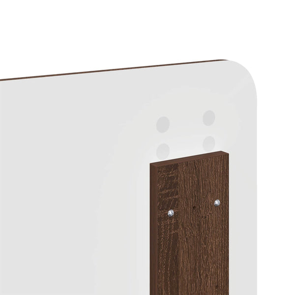 vidaXL Tête de lit aspect chêne marron 100 cm Bois d'ingénierie