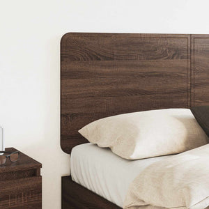 vidaXL Tête de lit aspect chêne marron 100 cm Bois d'ingénierie