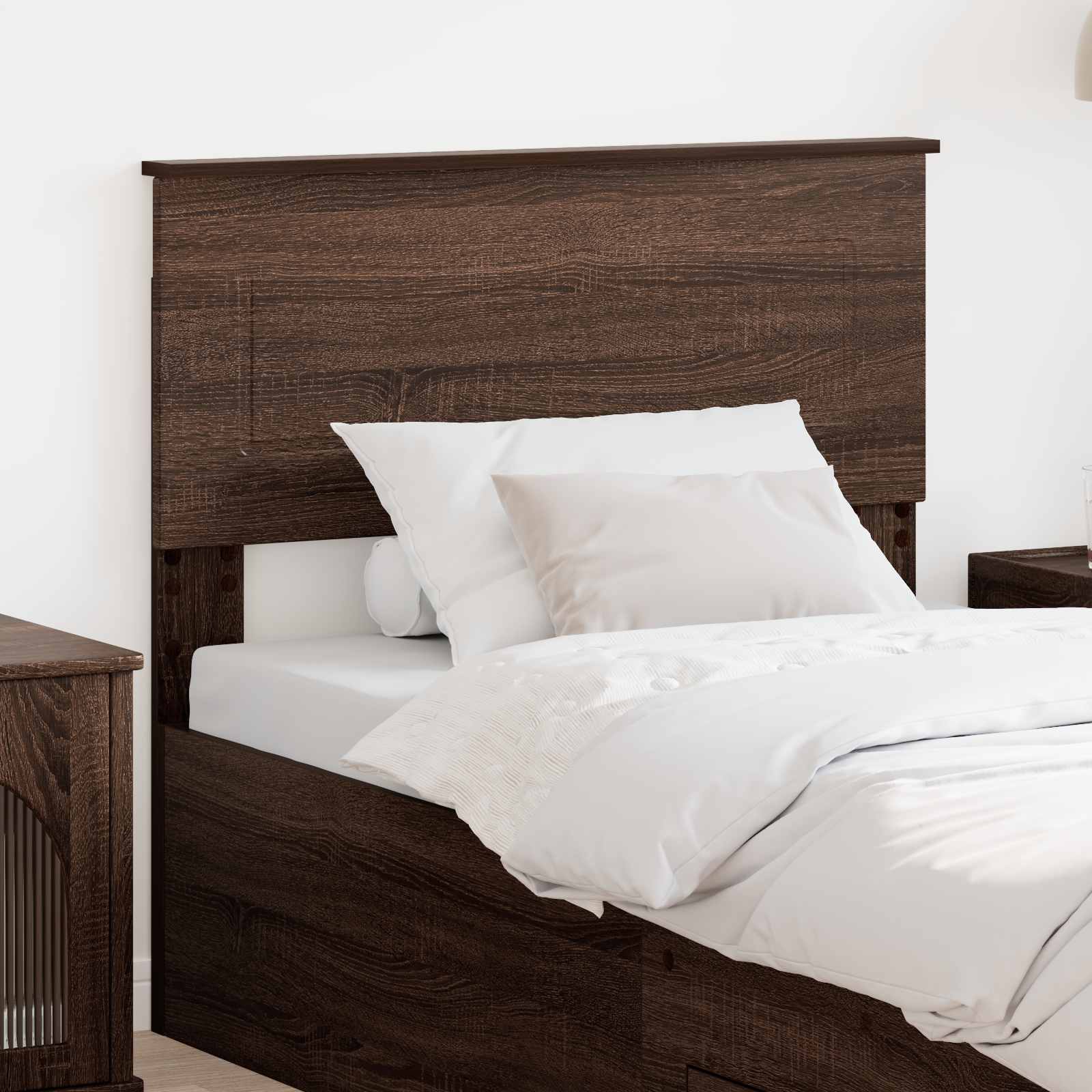 Kopfteil Braun Eichenoptik 90 cm