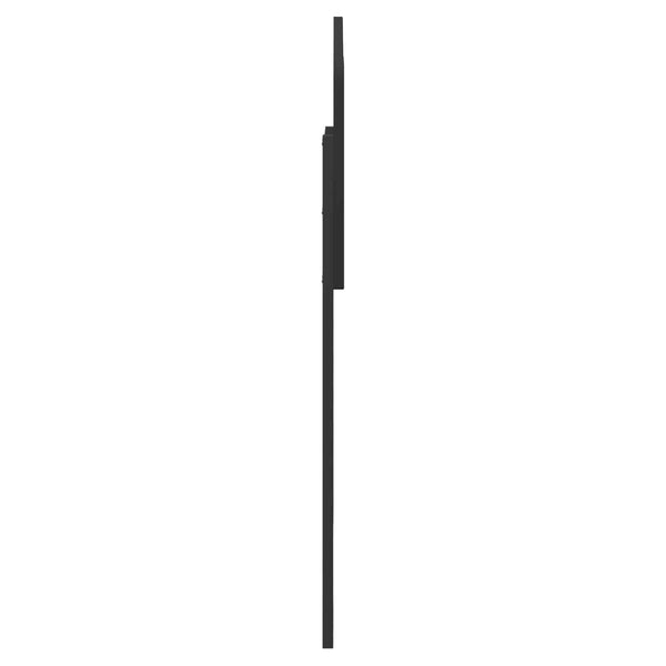 Schwarzes Kopfteil in Eichen-Optik