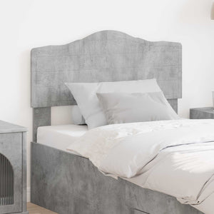 Kopfteil Beton Grau Holzwerkstoff