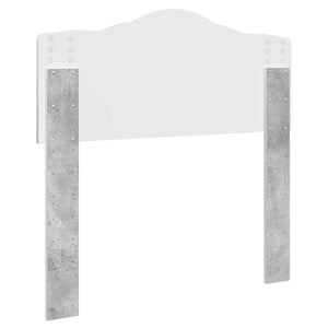Kopfteil Beton Grau Holzwerkstoff