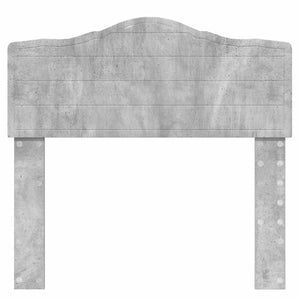 Kopfteil Beton Grau Holzwerkstoff