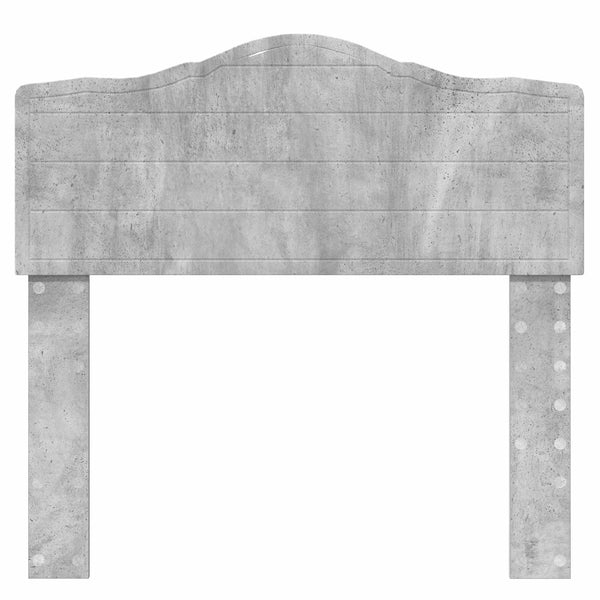 Kopfteil Beton Grau Holzwerkstoff